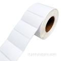 60x40mm blank white etichetta etichetta a barre del codice a barre